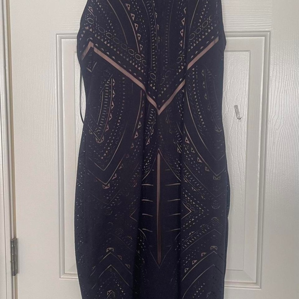 Mossimo blue and tan‎ dress